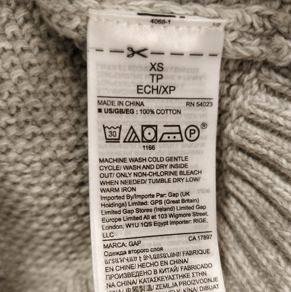 Cotton Cable Knit Sweater - Picture 8 of 8